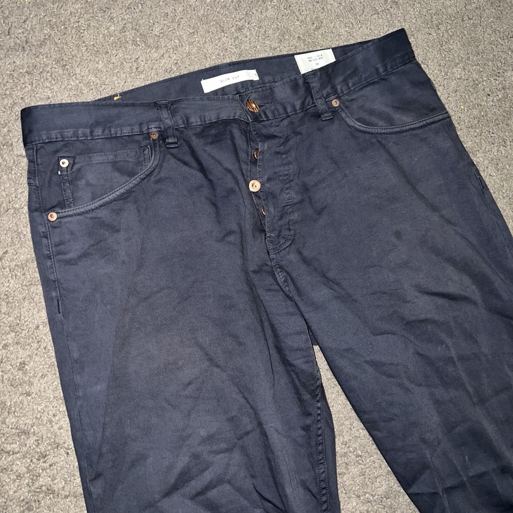 Billy Reid 5 Pocket Chino Pants Black Men's Size 38x32 MSL-ALA RN-113 814